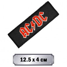 Нашивка AC/DC красная